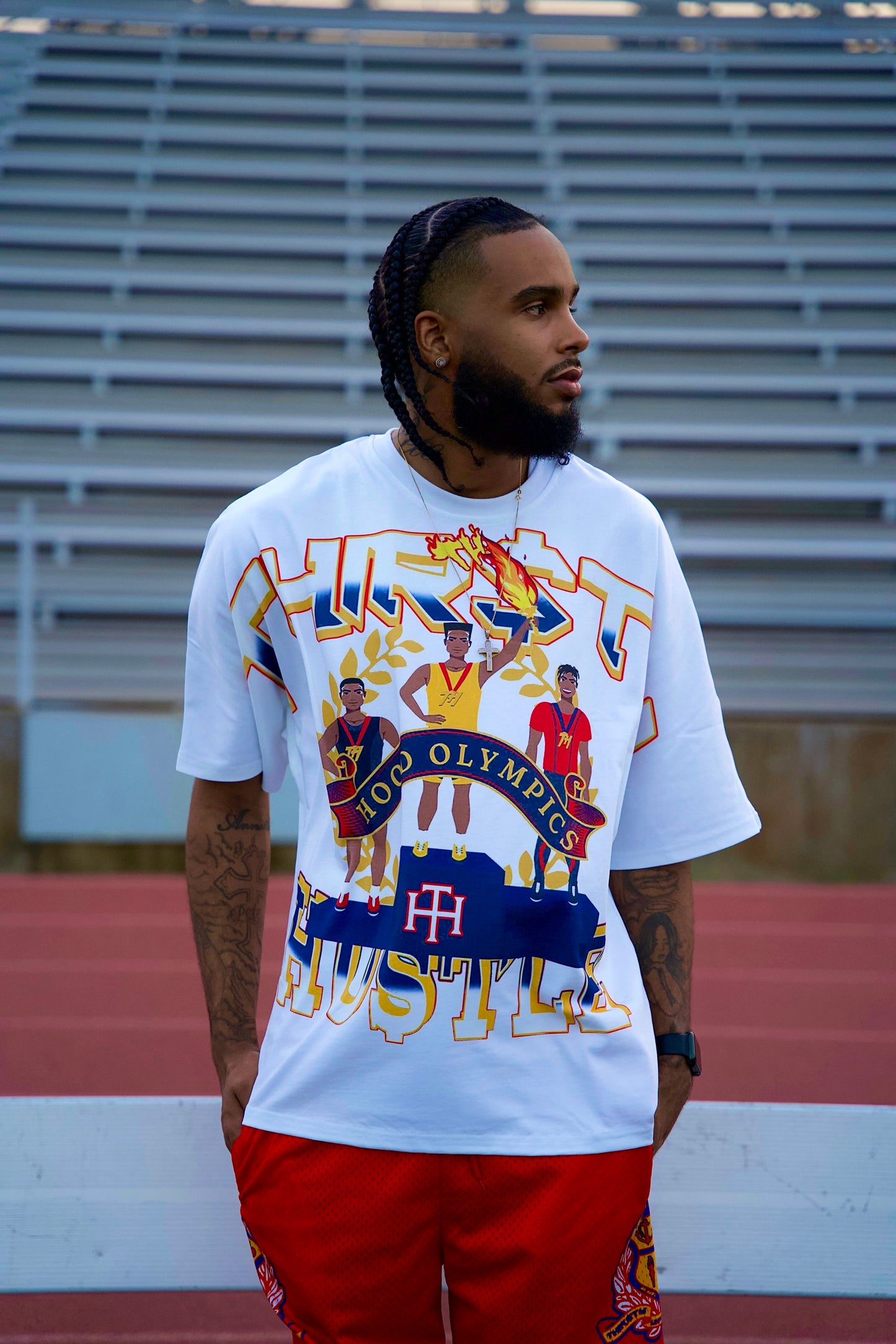WHITE HOOD OLYMPICS TEE