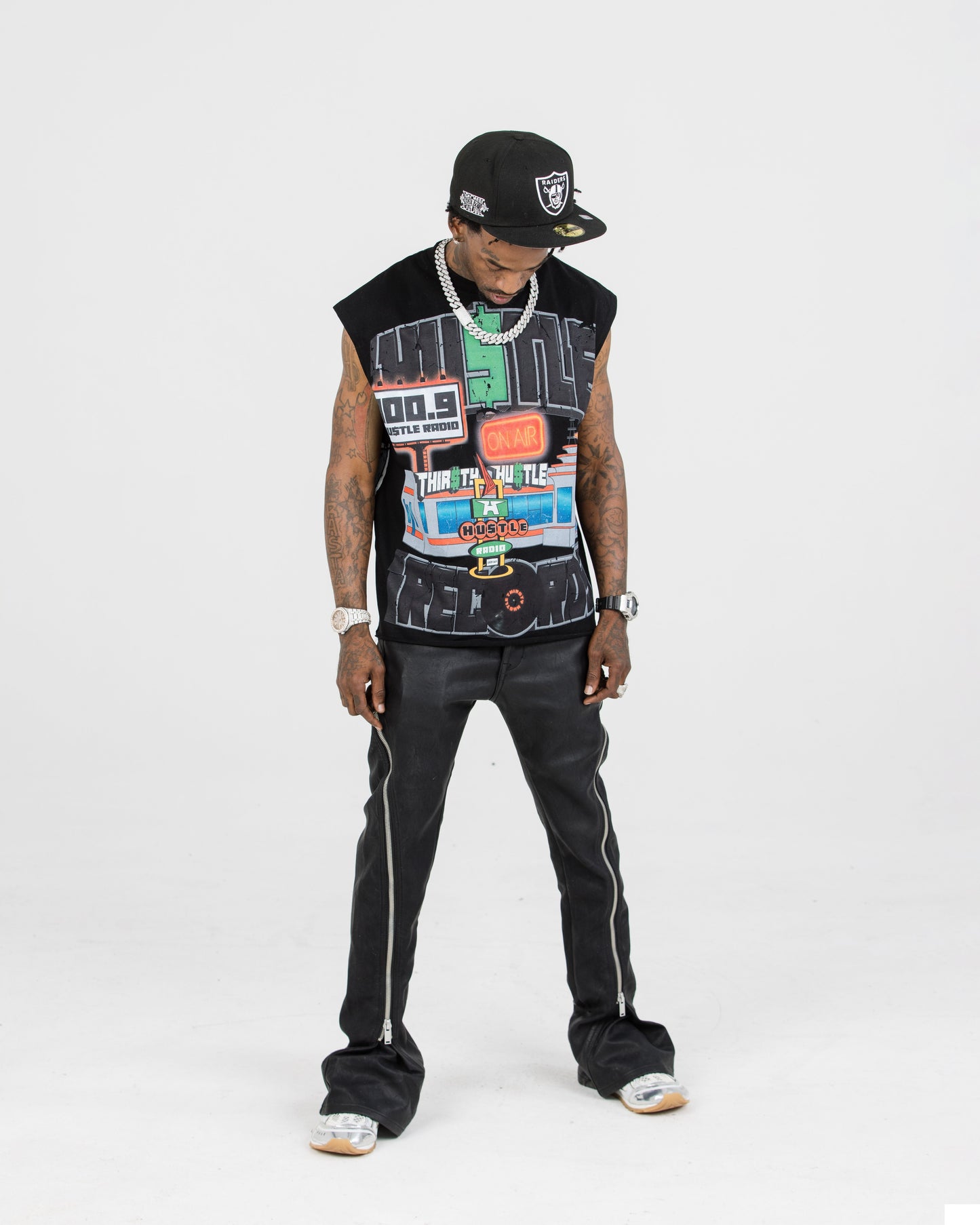 Hu$tle Rec💿rds Sleeveless T-Shirts