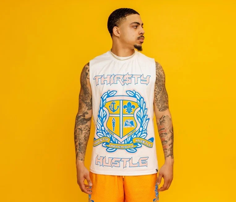 UNIVERSITY SLEEVELESS TEE
