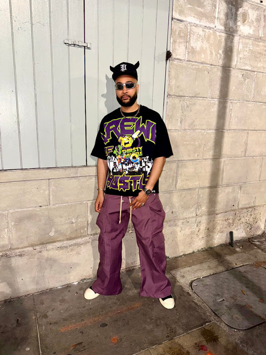 Customer In The "Krewe of Hu$tle" Mardi Gras Tee