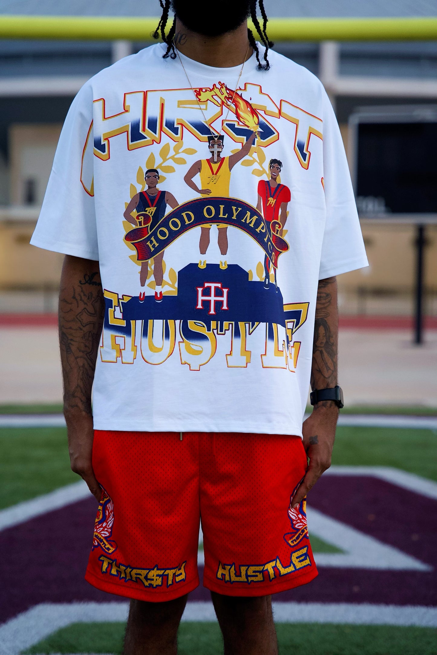 WHITE HOOD OLYMPICS TEE