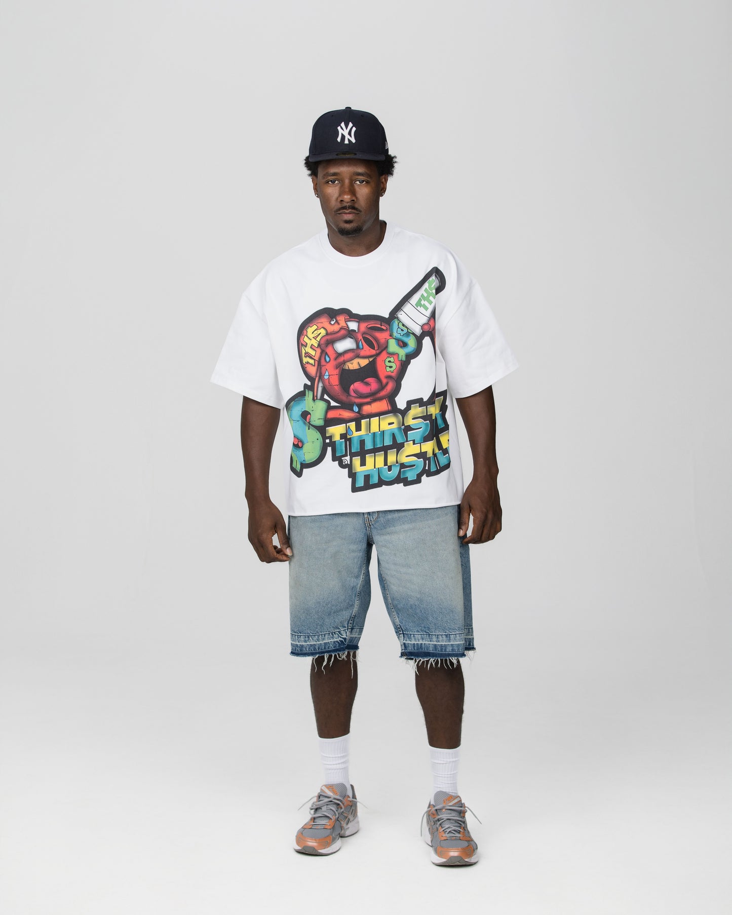 White Venice Beach Logo Tee