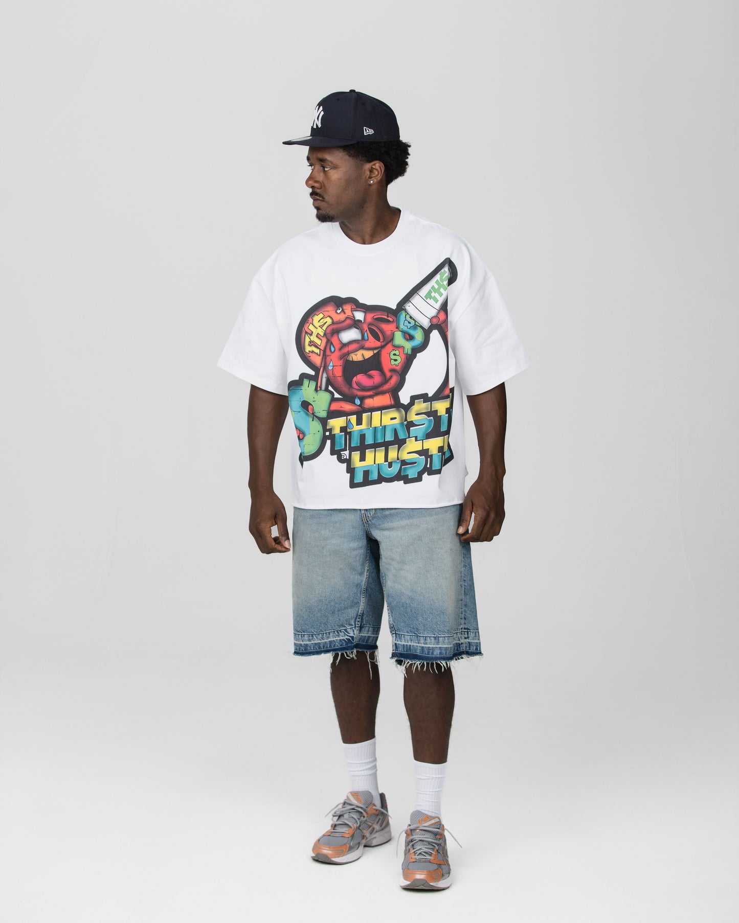 White Venice Beach Logo Tee