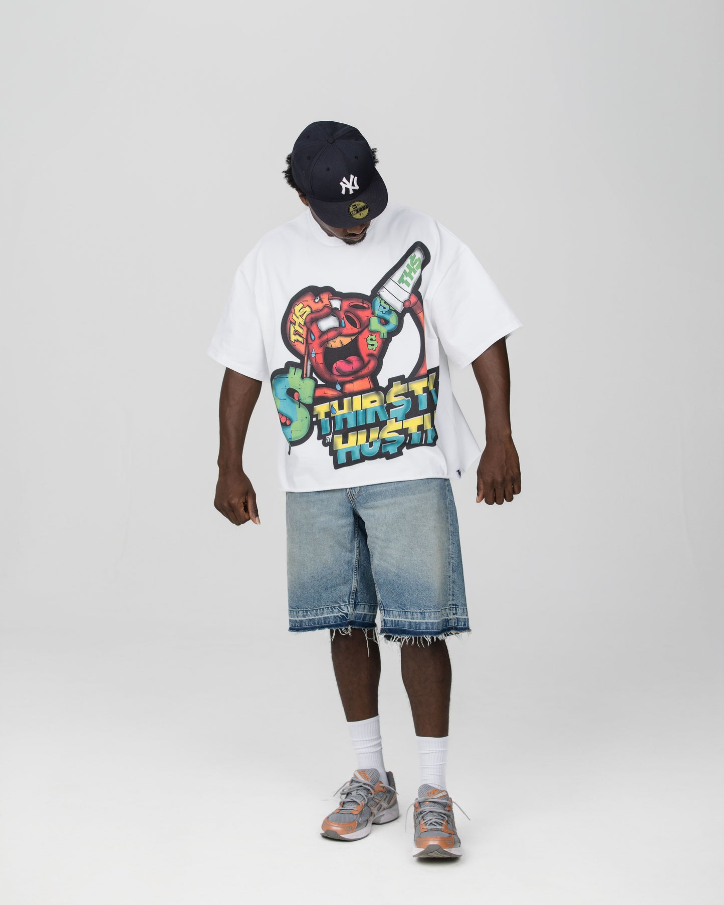 White Venice Beach Logo Tee