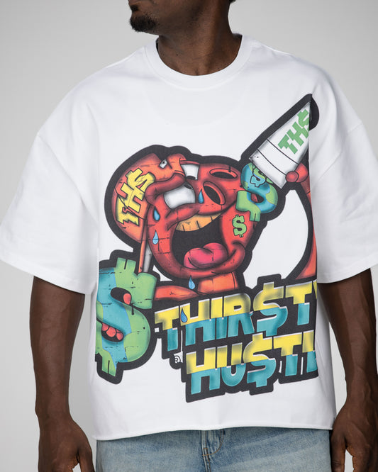 White Venice Beach Logo Tee