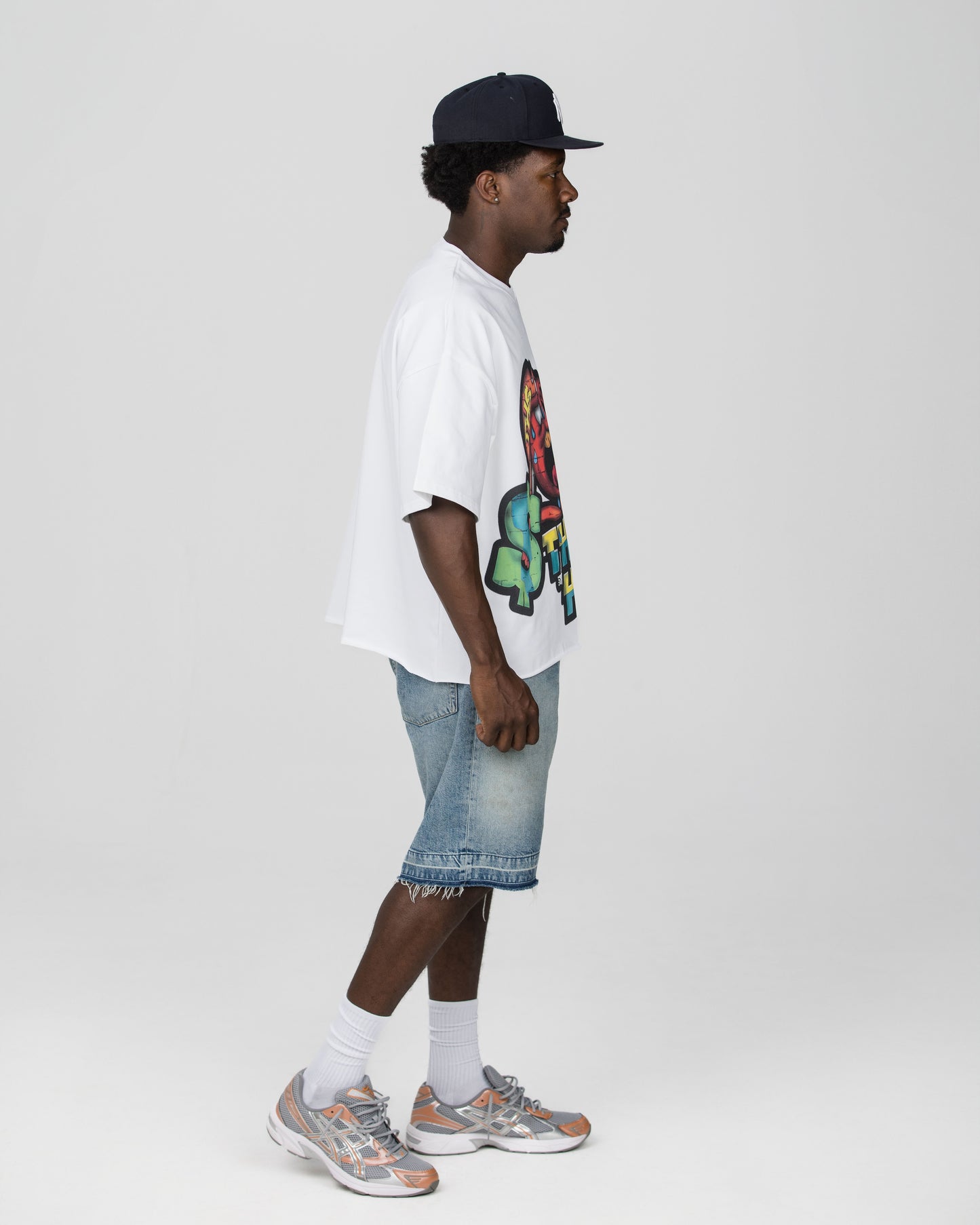 White Venice Beach Logo Tee