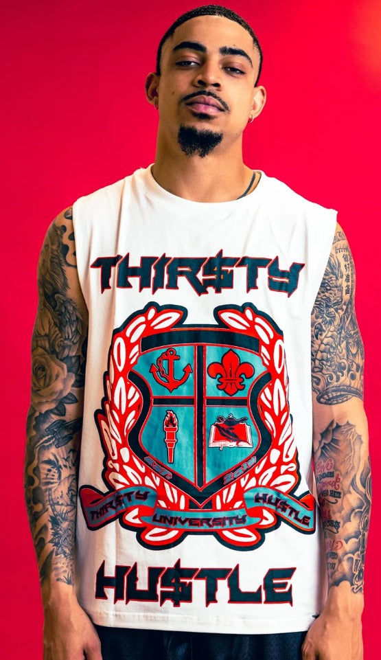 UNIVERSITY SLEEVELESS TEE