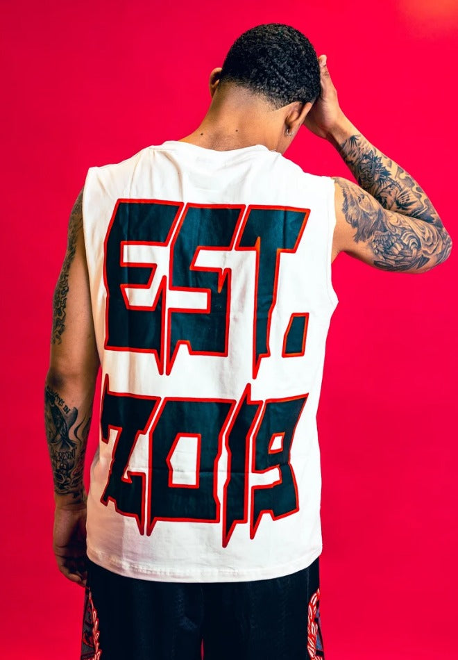 UNIVERSITY SLEEVELESS TEE