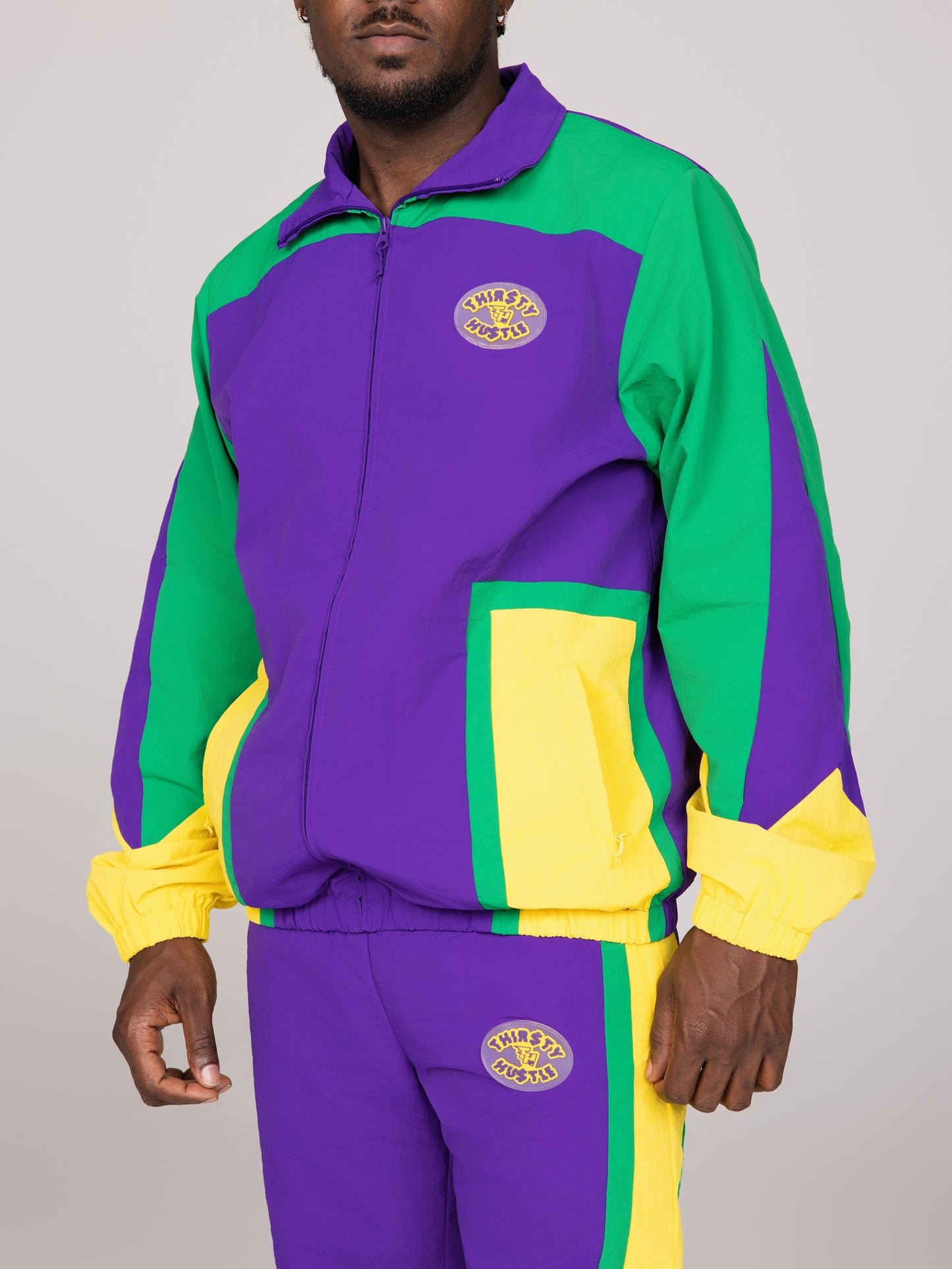 Nylon Mardi Gras Jacket