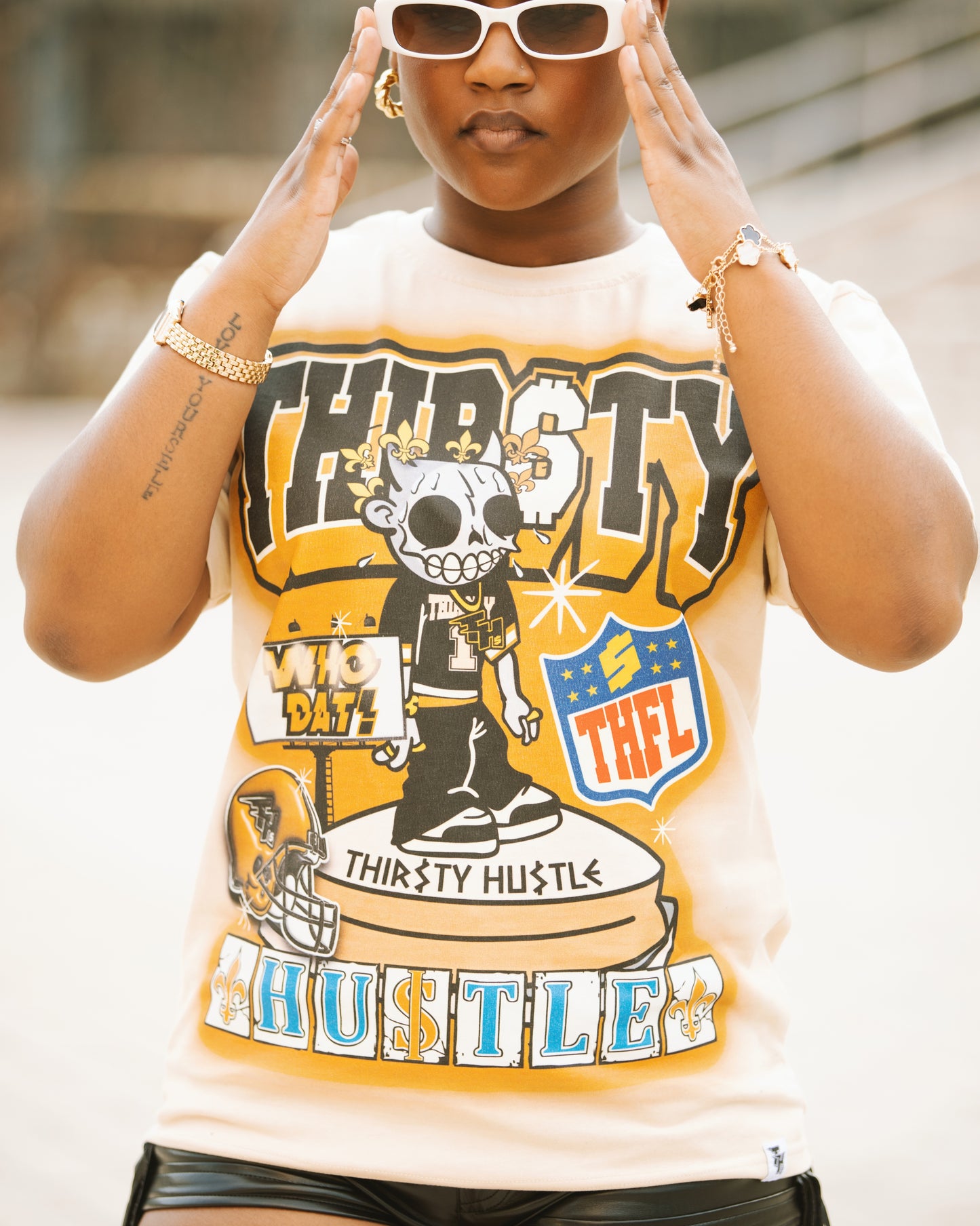 Cream Saints T-Shirt